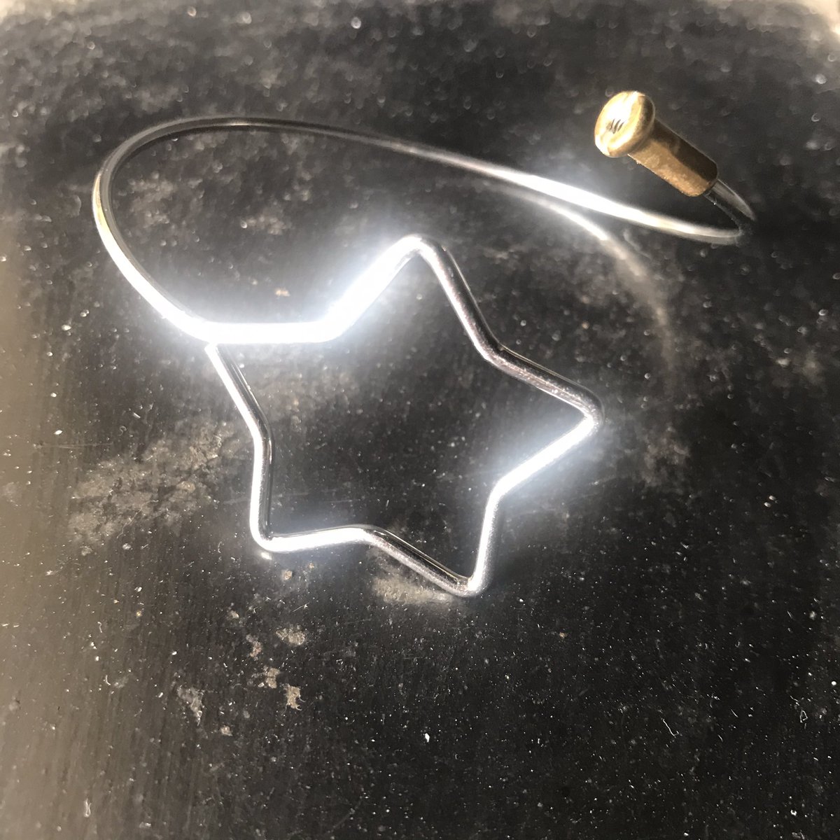 I won’t be a rock star, I’ll be a legend - Freddie Mercury #star #bracelet #madefrombicyclespokes