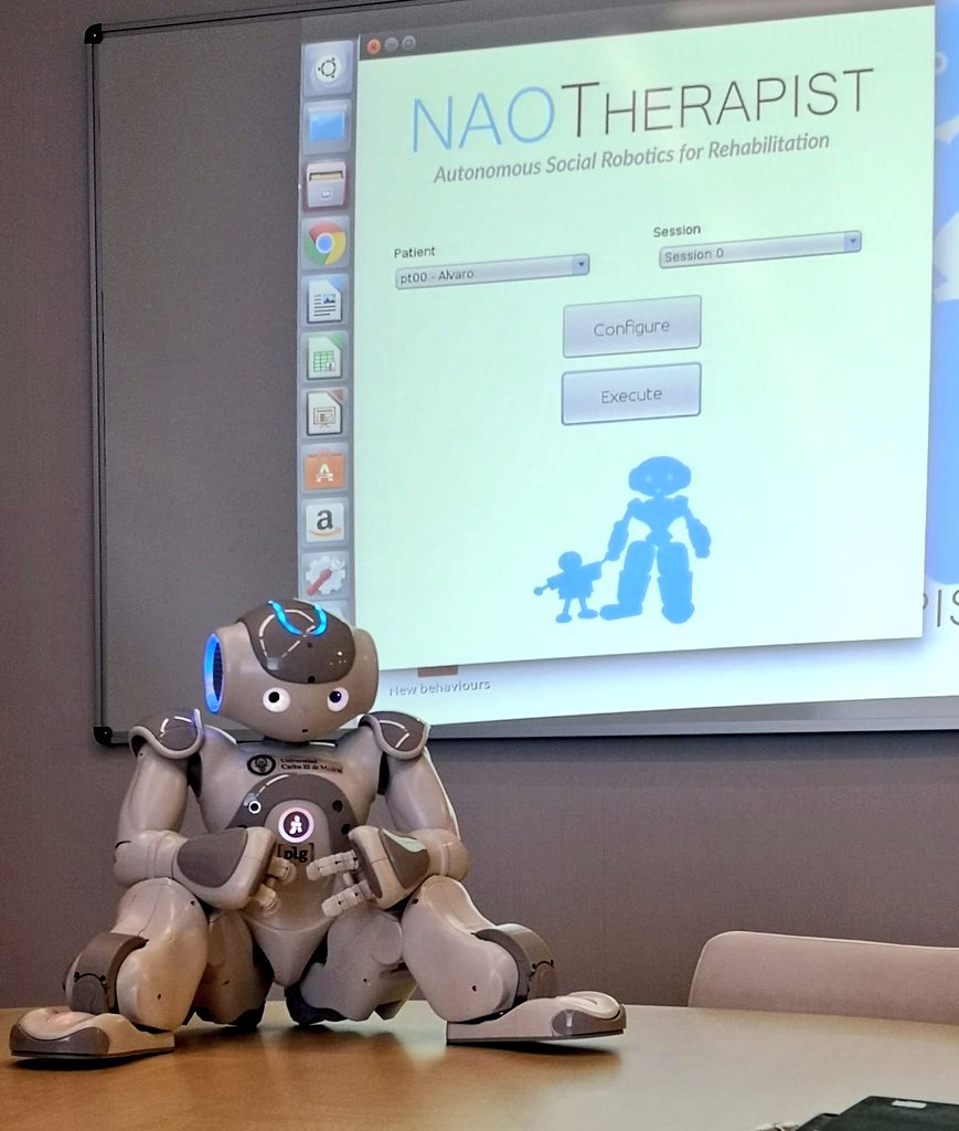 Clínica Universitaria La Salle (@lasalleclinica) on Twitter photo NaoTherapist. Esperamos que pronto podamos contar con las colaboración del co-terapeuta del futuro. <a href="/NAO_Therapist/">NAOTherapist</a> NaoTherapist. Esperamos que pronto podamos contar con las colaboración del co-terapeuta del futuro. <a href="/NAO_Therapist/">NAOTherapist</a>