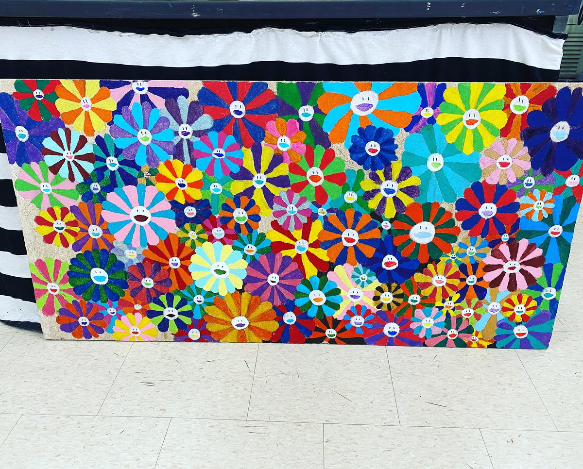 More ceiling tiles! My Art 3 students have been working so hard on these 😊 I’m proud of them! <a href="/CCBOE/">Cheatham Schools</a> <a href="/shs_sycpride/">Sycamore High School</a> <a href="/DawnwenningDawn/">Dawn</a> <a href="/AdrianBaker27/">Adrian Baker</a>