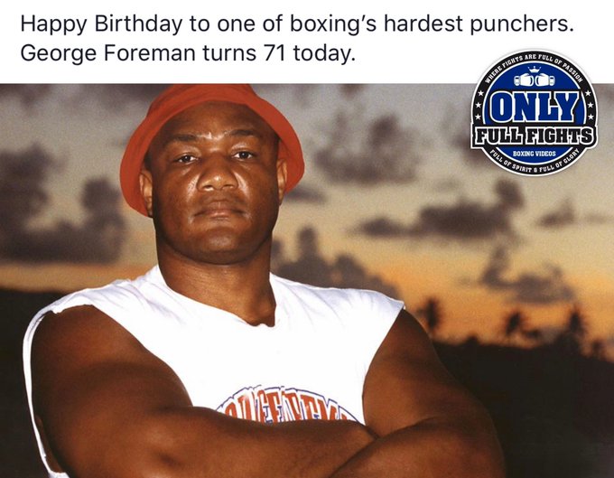 George Foreman’s Birthday Celebration | HappyBday.to