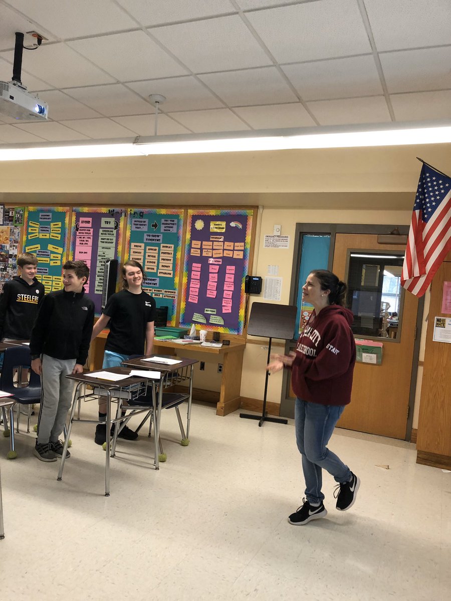 jenn_pollack's tweet photo. We are waking up this morning as we go over our grammar homework. Three jumping jacks if your answer is a direct object and three hops if you got indirect object. #studentengagement #brainboosts #makingglearningfun @BPDSeminars https://t.co/ihvxNXNj4R