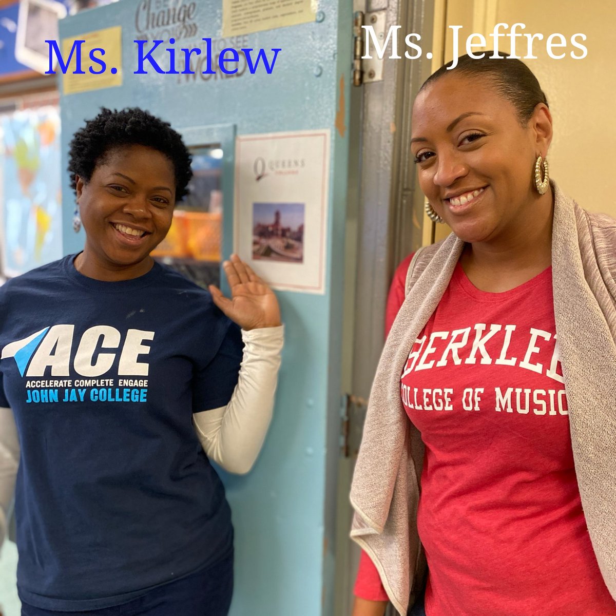 IS238SBA's tweet photo. Today, we're celebrating 🎓📚College Awareness Day📚🎓 which aims to strengthen the college-preparedness culture in all schools, and help students and families understand that their dream of college is attainable.
#TeamSBA💥 #CollegeAwarenessDay @nycschools @D29Shines https://t.co/jYxTD8X2m1