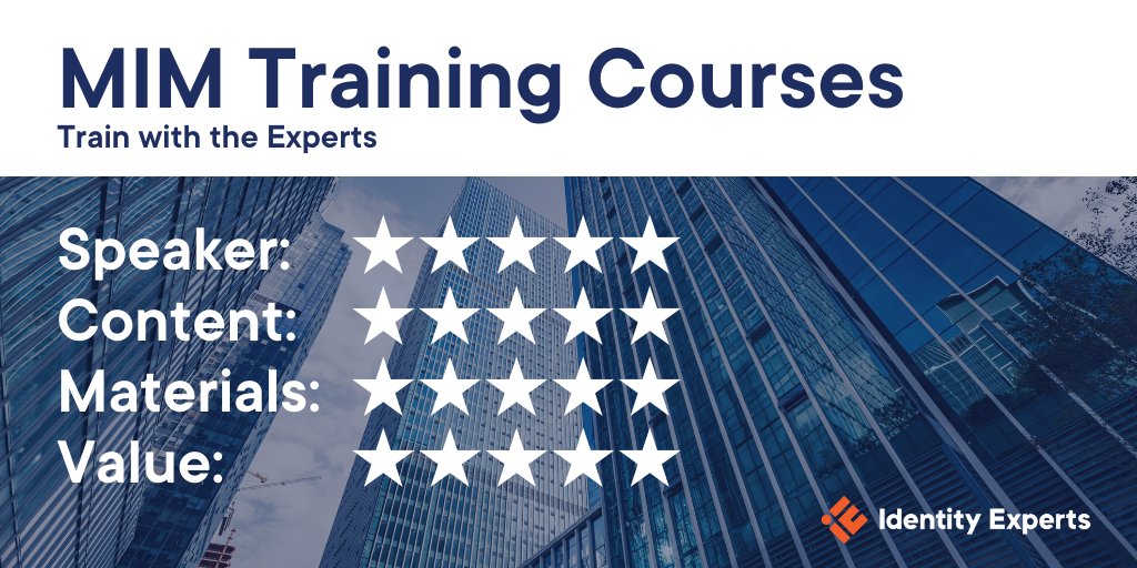 IdentityExperts's tweet photo. Develop an expert level understanding of your chosen #identity solution, from the foundations up.
#MicrosoftIdentityManager Foundation courses from Identity Experts, available now: https://t.co/cjr1ua1ieL
#MIM #IAM https://t.co/e4fTsj9IDt