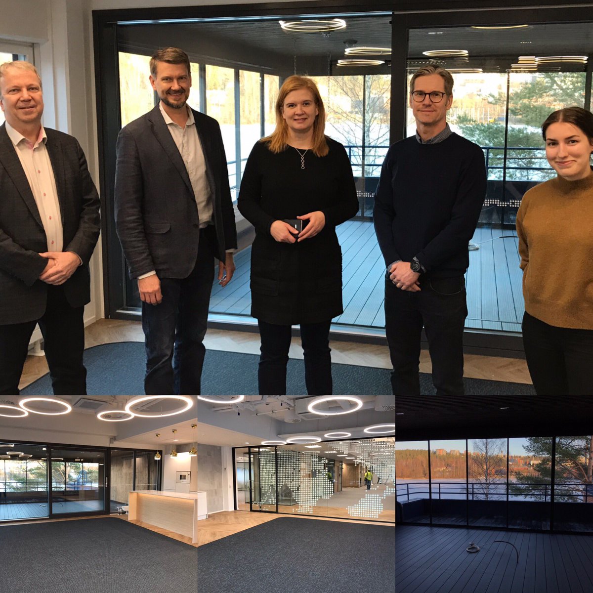 UEF# SYK# Yliopistopalveluiden uuden monitilatoimiston (Snellmania, Kuopio) rakennustyö on otettu vastaan tänään. Käyttäjät ovat varsin tyytyväisiä uusiin tiloihin ja odottavatkin jo innolla muuttoa. Kiitos kaikille hienosti onnistuneesta hankkkeesta 😊