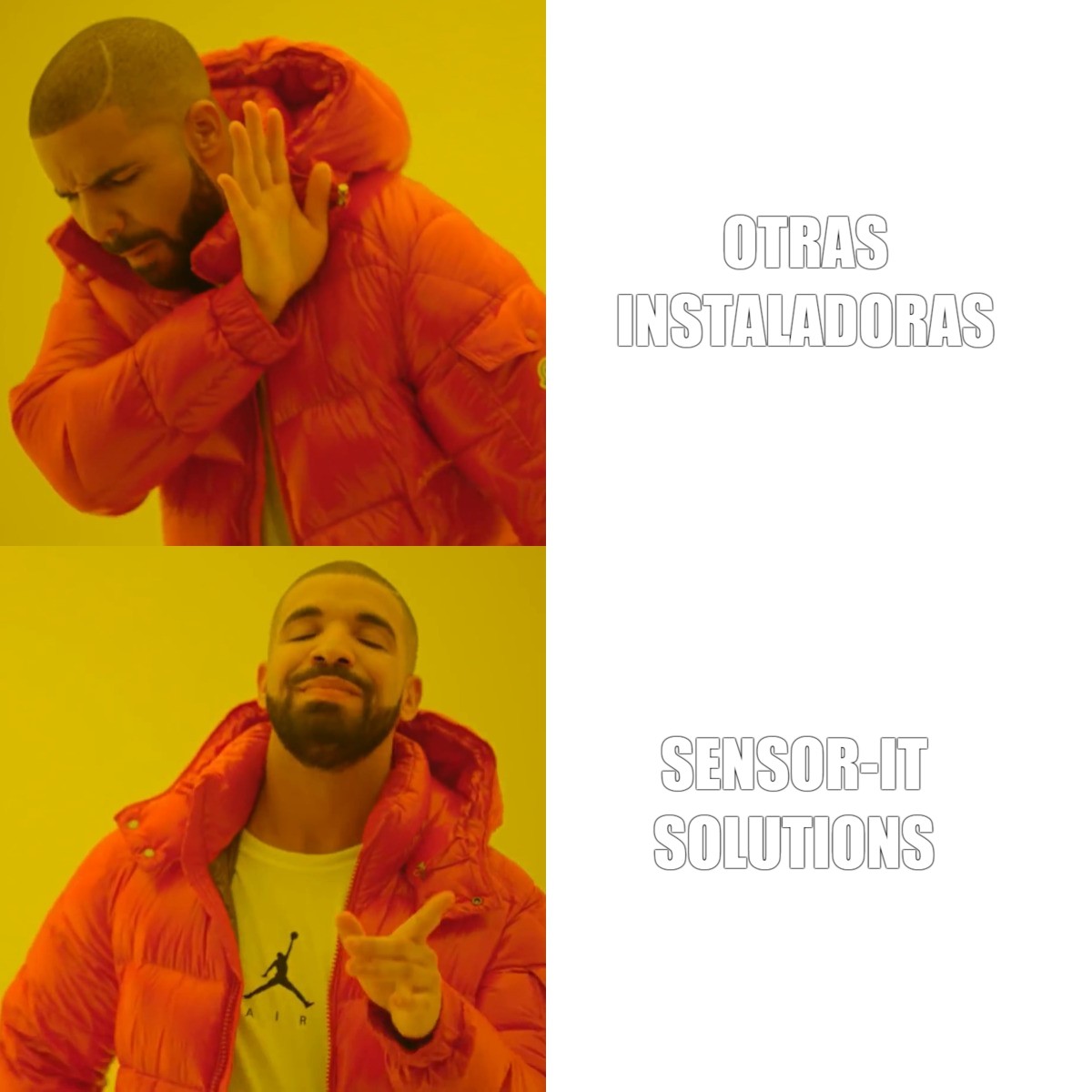 sensor_it's tweet image. &quot;Las mejores soluciones par tu hogar&quot; Sensor-It Solutions 

#SENSOR_IT #solutions #home #hogar #Tecnologia #domotica #casainteligente #memes2020 #memesespanol #drake_meme