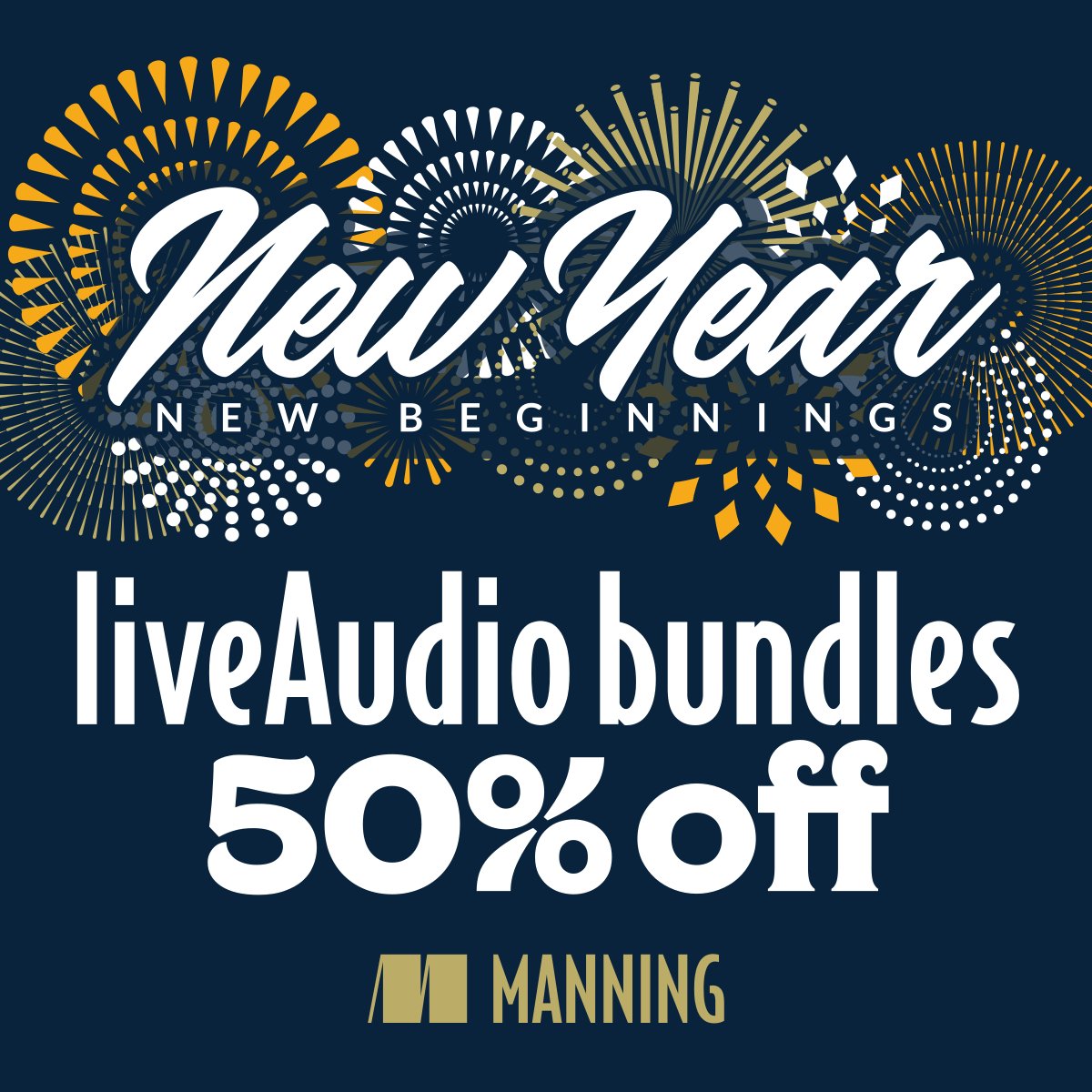 ManningBooks's tweet image. The big liveAudio sale is almost over! Don&apos;t miss 50% off all Manning liveAudios! mng.bz/j5M8 #auditorylearning #audiobooks #learnprogramming