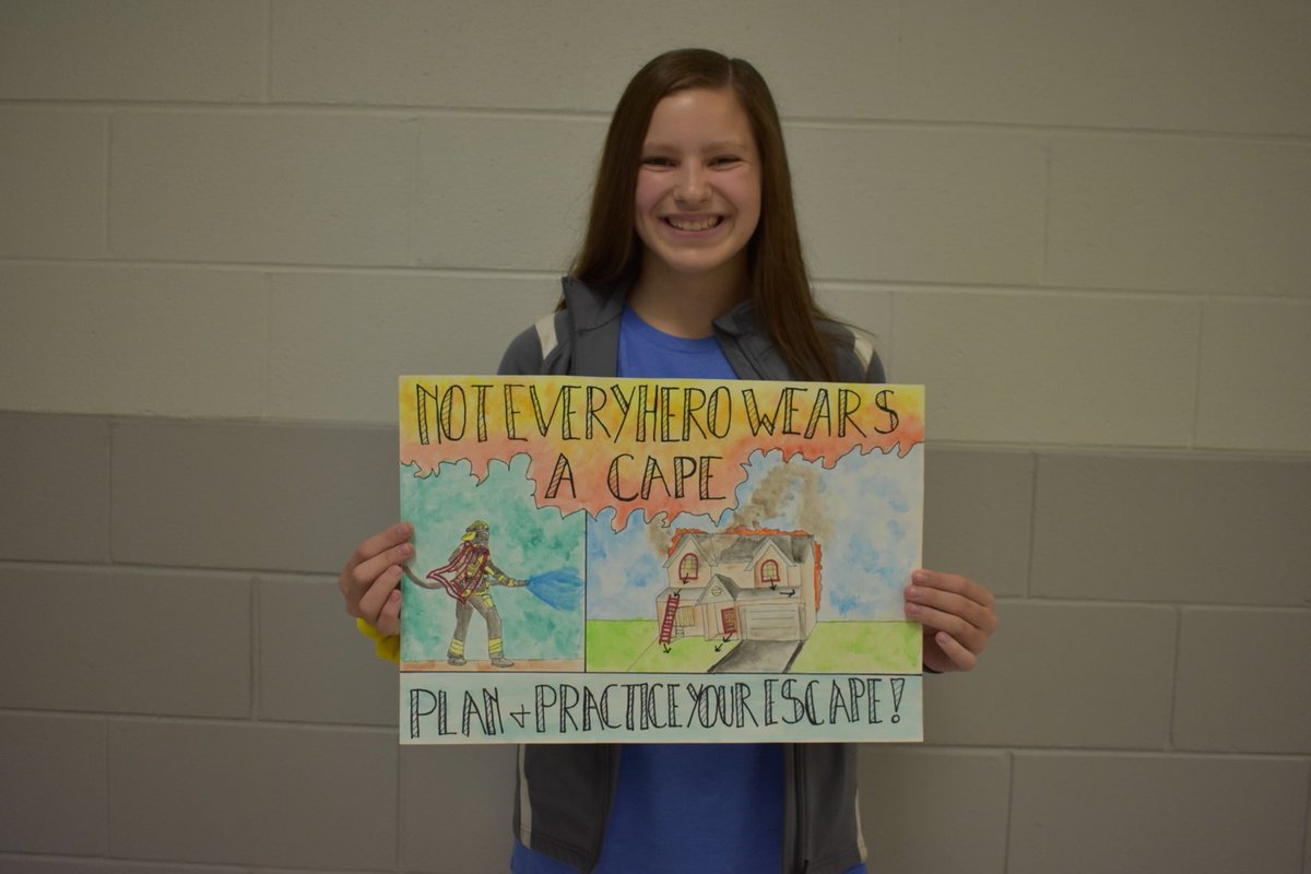 ColliervilleGov's tweet photo. This #FireSafetyFriday we join #ColliervilleFD in saying CONGRATULATIONS to 7 @cville_schools students who won 1st place in the statewide 2019 Fire Prevention Poster Contest! ππ₯ They will be honored at an awards ceremony in February in Nashville at the residence of @GovBillLee. https://t.co/GZ4eqMDmVN