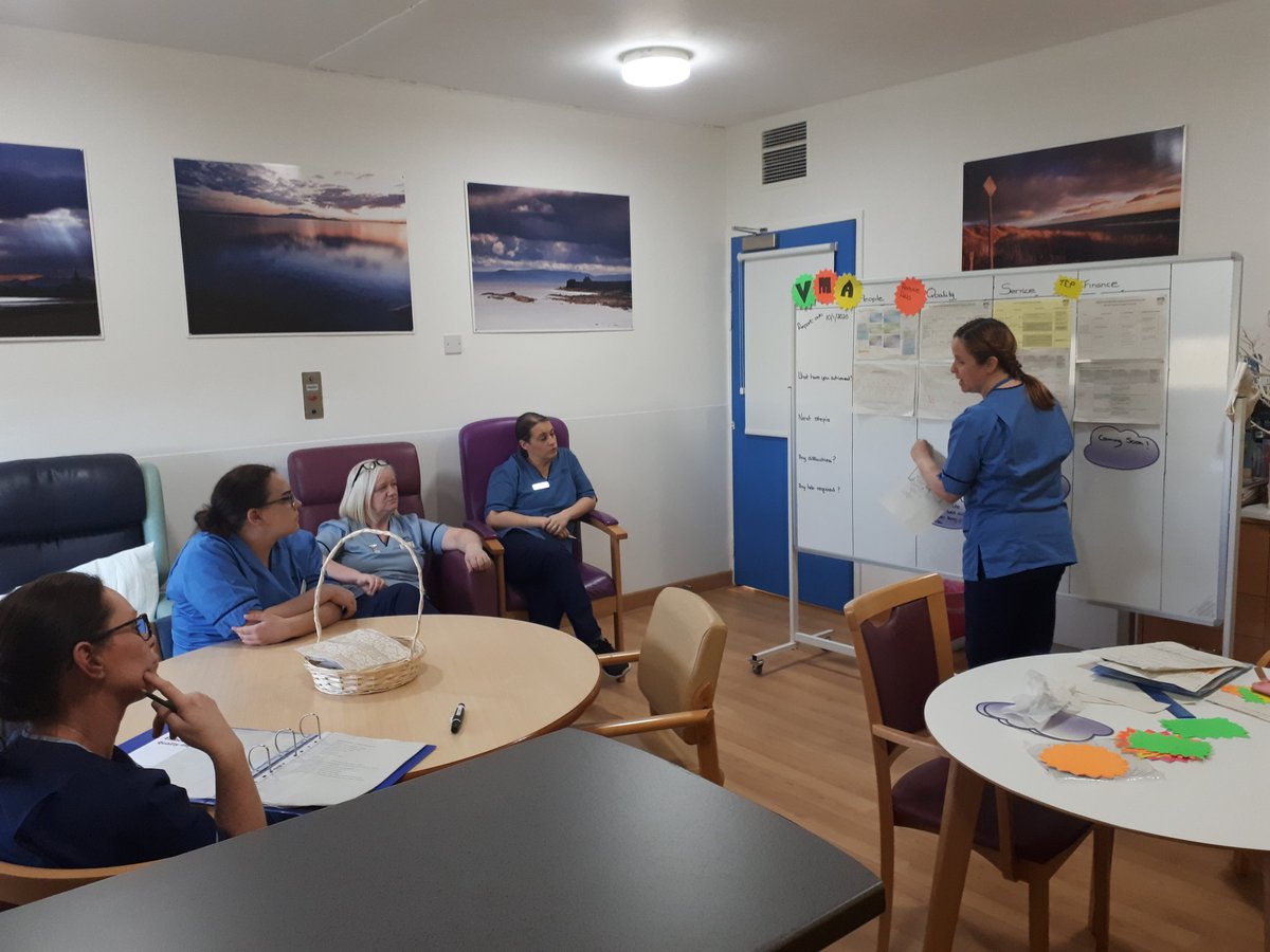 First VMA report out of 2020 in progress in ward 5D! Hearing more about TEPs, quality of patient experience and reducing out of hours blood sampling. <a href="/rowan_wallace/">Rowan Wallace (also on Bluesky)</a> <a href="/CathRuss1/">Catherine</a> <a href="/WendyWhiteford/">wendy whiteford</a> <a href="/stephw2001/">Stephanie Frearson</a> <a href="/jenniferPN10/">Jennifer Wilson</a>