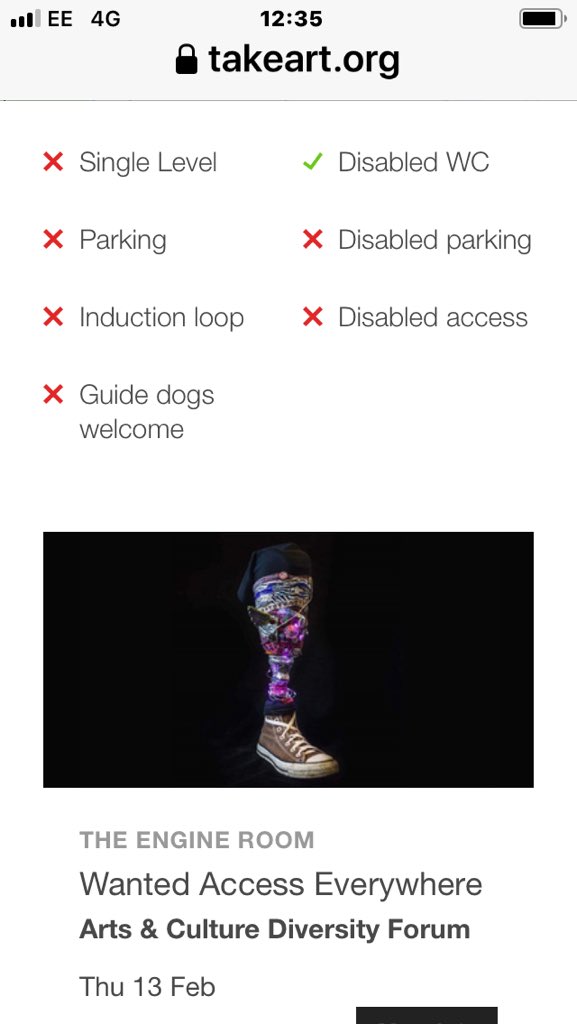 SightBite's tweet photo. Is this a joke? Choose the least #accessible venue for a #artsandculture #diversity #forum . Wanted Access Everywhere. #disablednotwelcome unless you just want the loo. 

@GuideDogsSW @RNIB_campaigns @TheLastLeg @disabilityarts @ace_southwest @weareunltd https://t.co/Y4Edh8ejBA