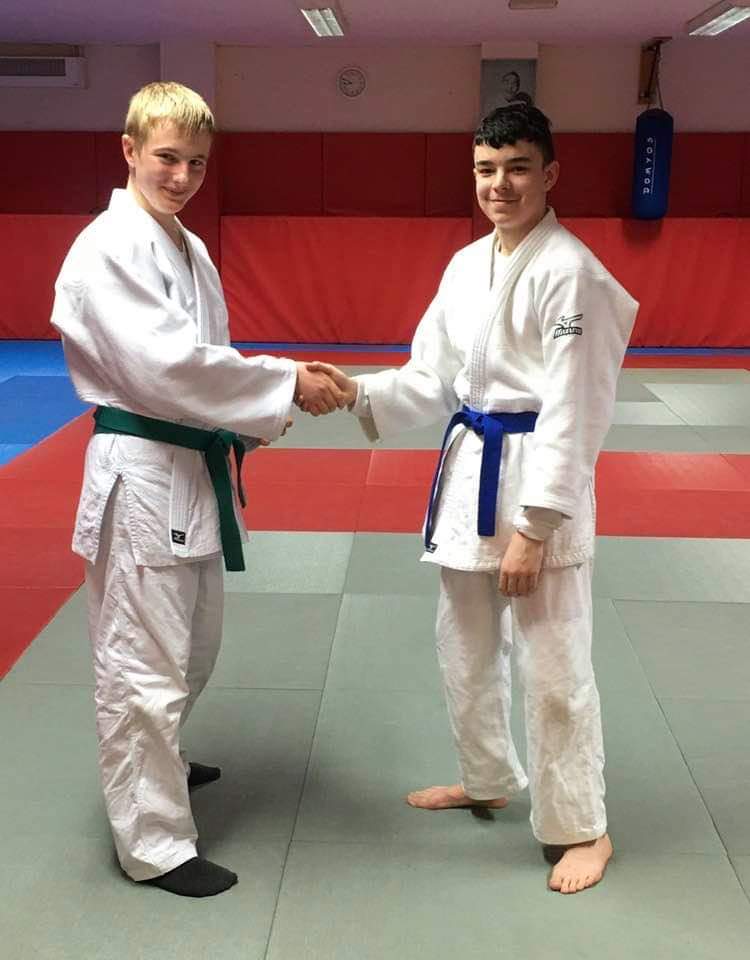 JoinRJCJudo's tweet photo. Welcome back Jack, one of our most promising juniors, returning after a short break
#judo 
#firstaid 
#community https://t.co/Za2Gmrq6mM