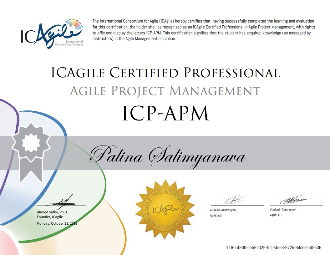 Solbeg1's tweet photo. #SolbegSoft is highly proud of its talented employees! We eagerly strive to congratulate our #PM, Polina Salimyanova, on becoming a #Tableau #Desktop #Certified #Associate and #ICAgile Certified Professional in #Agile #Project #Management. https://t.co/c1xcbAWJmt