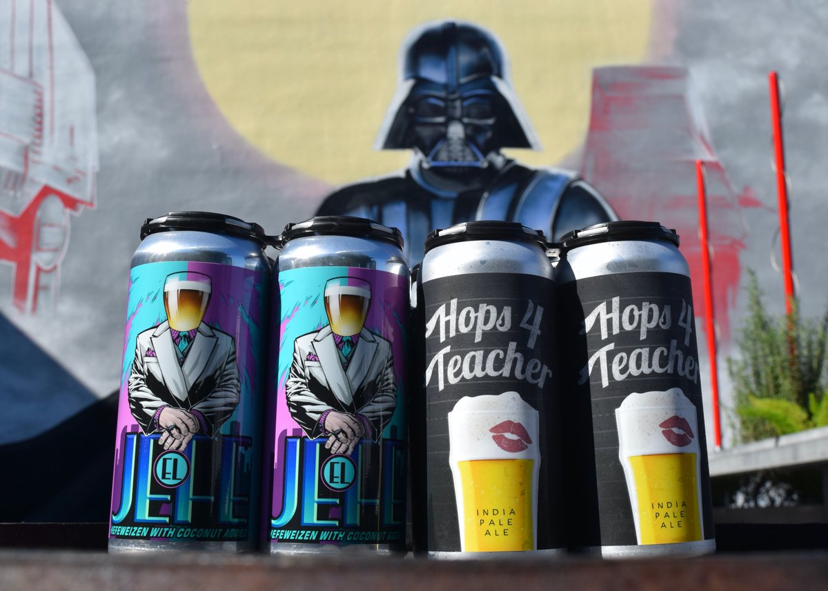 jwakefieldbeer's tweet image. Big News! El Jefe &amp;amp; Hops 4 Teacher will be available in 4 pks/16oz cans in 40 Publix supermarkets frm Broward to the keys beginning this month. It'll be brewed &amp;amp; packaged exclusively at our brewery. Find the Puiblix closest to you here: jwakefieldbrewing.com/beer-finder/ #madeindade
