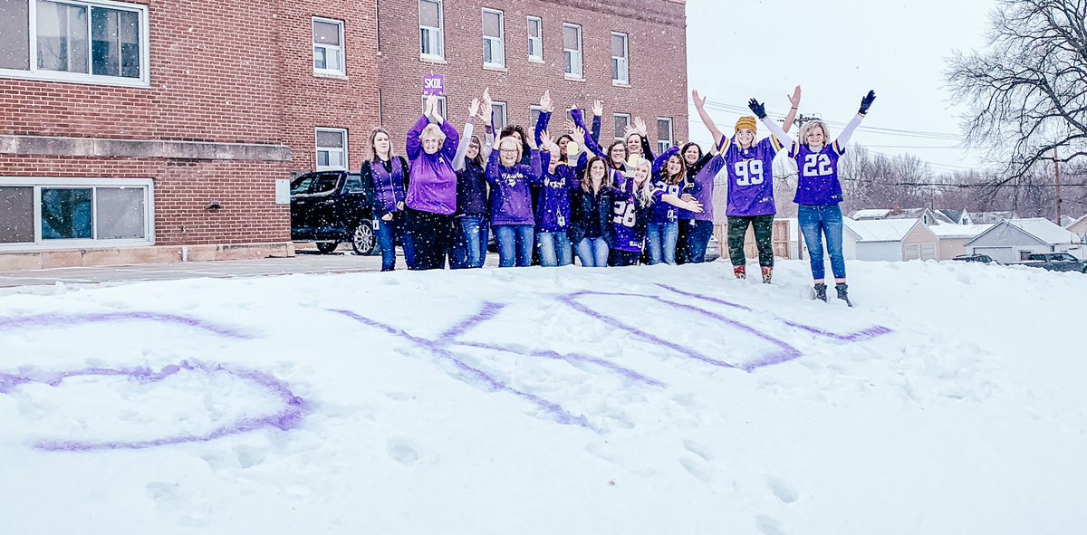 LindemannWendy's tweet photo. #skol @Vikings @KFAN1003 @PAOnTheMic @KFAN1003 #GoGetIt 😈 https://t.co/ifqTuR1Qam
