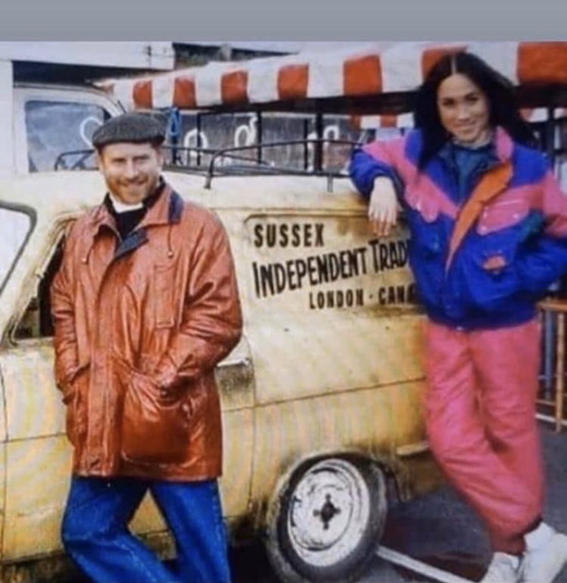 Now that you are both independent, good luck with the trading! 🚛#meganandharry #HarryandMeghan