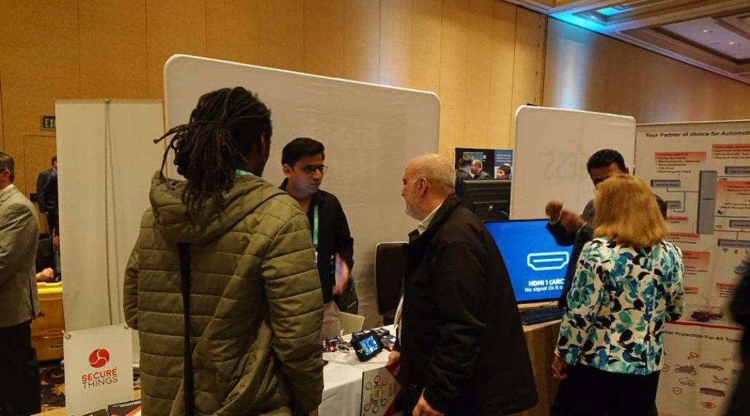 secureautomotiv's tweet photo. Our Security Experts showing live demo's of our product at a booth. Join us for the experience!
#CES2020 #Bellagio #SecureThings #cybersecuritysolution #automotivecybersecurity https://t.co/HijohkY1yh