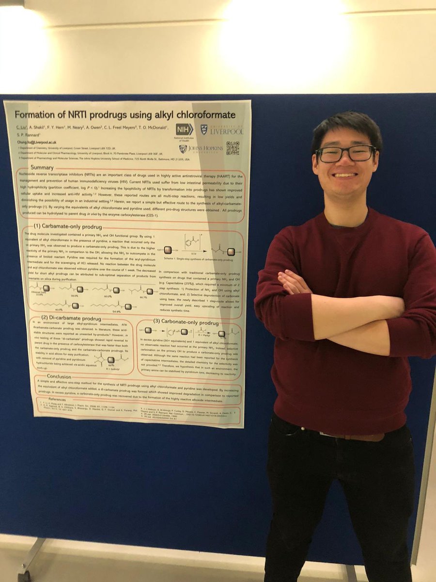 Group members Savannah, Anika and Chung are currently presenting their postgraduate research at the <a href="/LivUni/">University of Liverpool</a> Chemistry department PhD symposium day.

Why not pop by and ask them about their work? 

#RealTimeChem #AcademicChatter #PhDLife