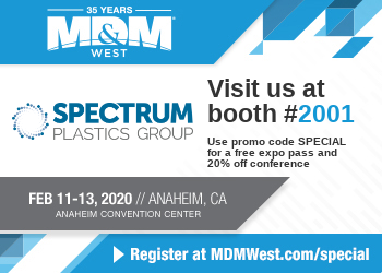 One month until MD&amp;M West! Be our guest and receive a free expo pass to the show. bit.ly/37UAyn3