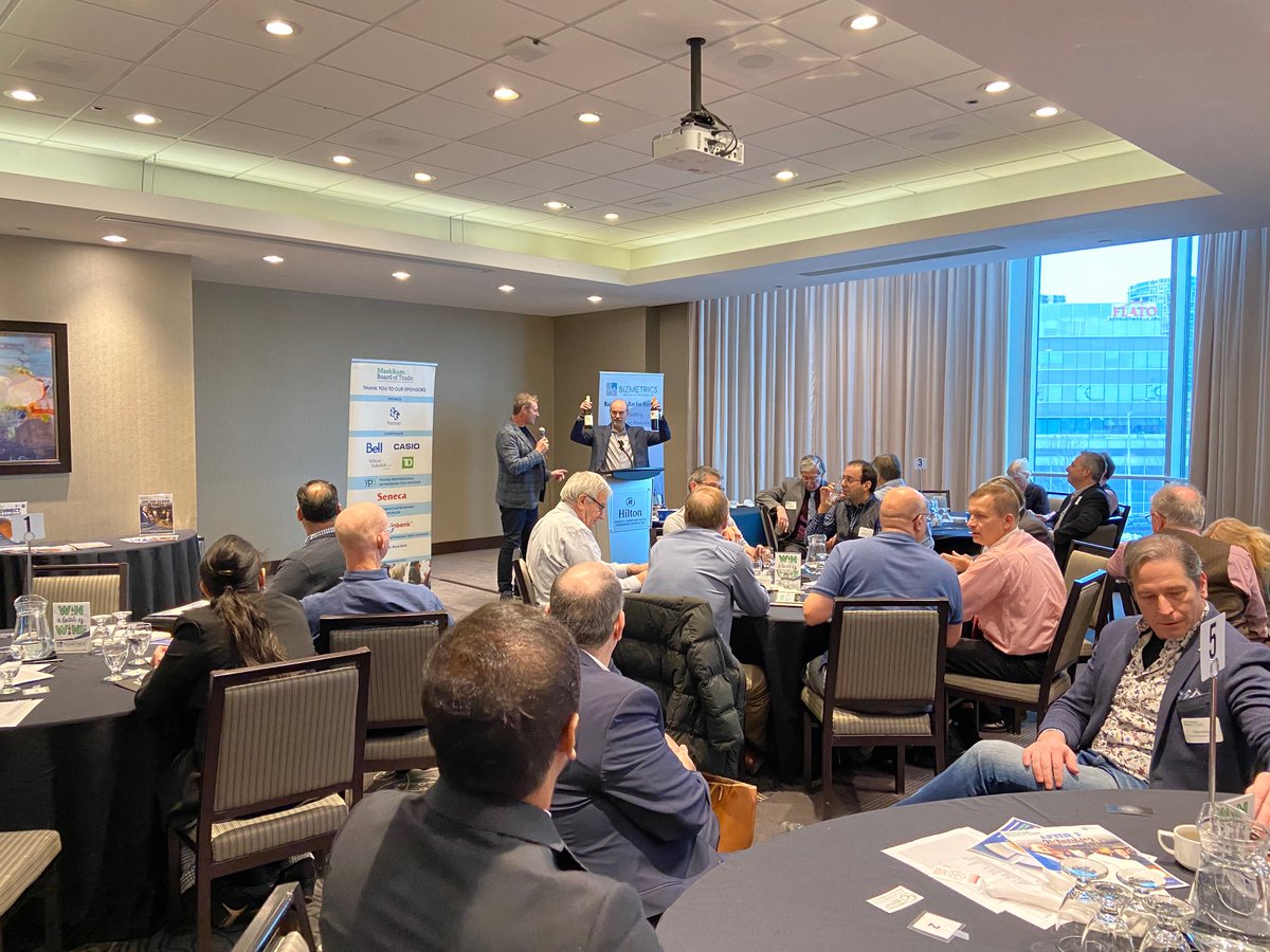 MarkhamBoard's tweet photo. Great shots from yesterday's Breakfast Networking at Hilton Toronto/Markham Suites Conference Centre & Spa. Thank you to all who attended and to our series sponsor RBC. https://t.co/1GIh1v7UmS