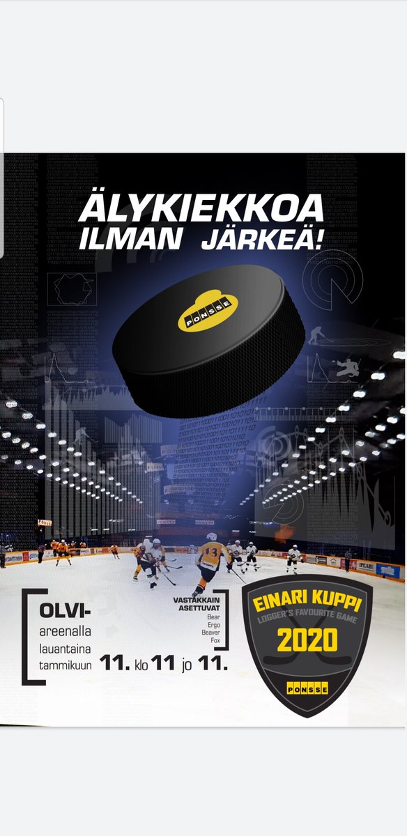 Huomenna hieno turnaus Kuopiossa!