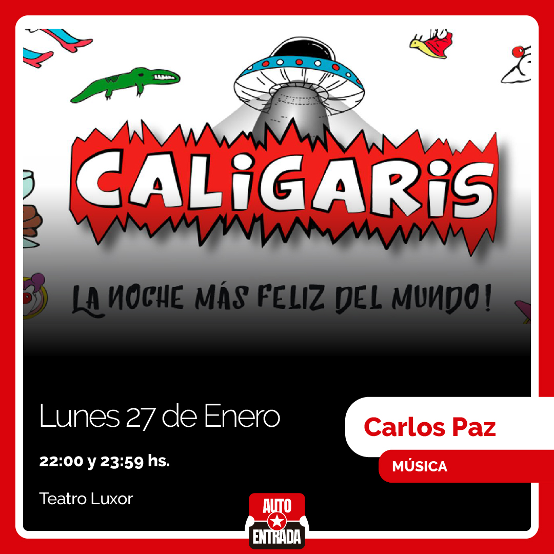 ◼La Noche más Feliz del Mundo◼
.
Los oriundos de Cordoba, Argentina, llegan a Carlos Paz con "La noche más feliz del mundo", y pretenden hacer pasar una noche increíble a los asistentes.
.
📍Teatro Luxor
.
🎫 Información en: portal.autoentrada.com