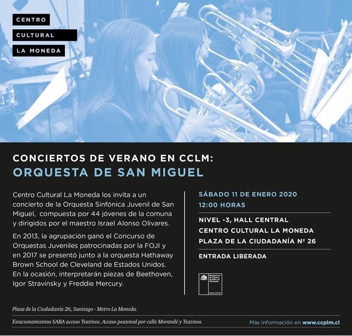 orquestaossam's tweet photo. Los invitamos mañana Al lindo concierto que hemos preparado por la celebración de nuestros 10 años de vida.
#Cultura #orchestra
#symphony
⁦@CCPLM⁩
⁦@corposanmiguel⁩ 
⁦@COREsantiago⁩ 
⁦@CORESchilevamos⁩ https://t.co/e5YPDGFoB0