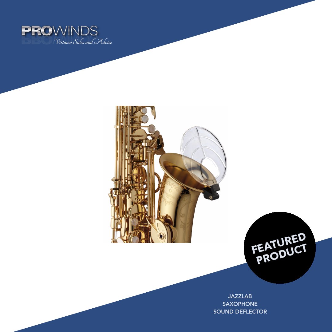 The Jazzlab sax sound deflector allows for better and easier articulation and dynamic contrast. Let your true sound be heard the way you want it. Get yours now! prowinds.com/product/11734/…

#Jazzlab #saxophone #sounddeflector