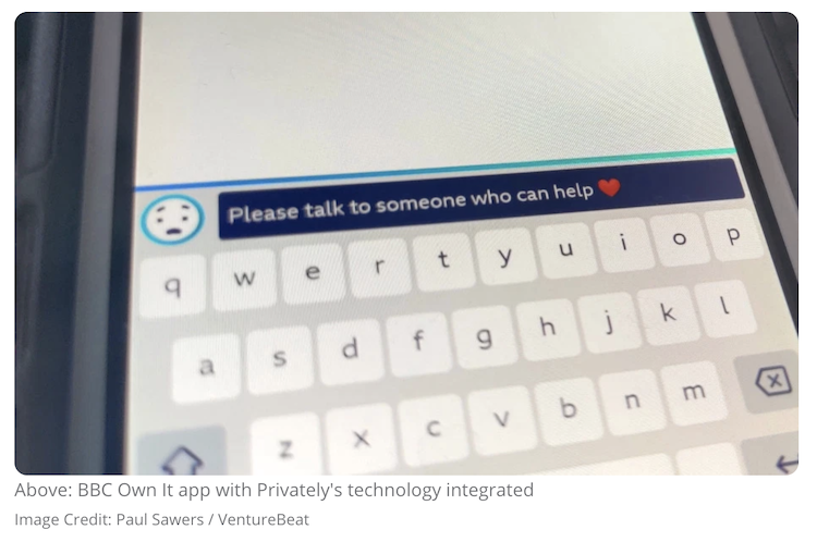 EPFL_Park's tweet photo. Learn How Privately’s AI could help developers and device makers safeguard children https://t.co/bqI52Fukrj via @VentureBeat #AI @Privately_app https://t.co/GG7b63eFrl