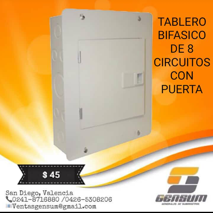 construdeco__'s tweet photo. #TABLERO #BIFASICO DE 8 #CIRCUITOS CON PUERTA
__
#SOCATE  DE #PORCELANA #FERMETAL
__
#BOMBILLO TIPO #BULBO LED #GDESEO 6500K 10W E27
__
#Electricidad #Ferreteria #Gensum #Carabobo #Venezuela #Tienda
Estamos por la Don Julio Centeno de #Valencia frente a Oro Cauchos Láser del Big https://t.co/0RCsruLYJX