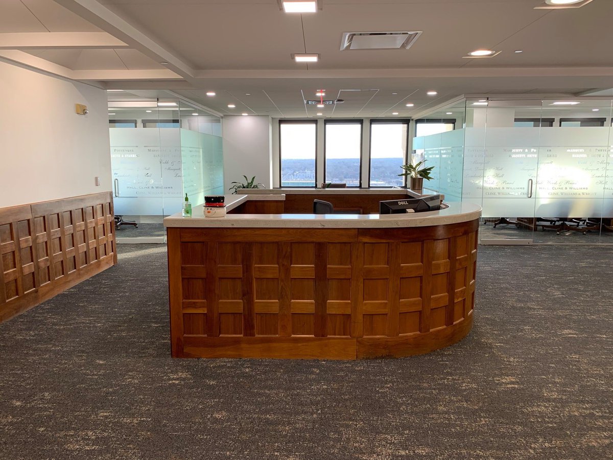 ChiefConst54's tweet image. Our Lincoln team recently finished a new look for the Cline Williams law office at their Lincoln location. This 29,000 square foot remodel project entails three floors of the U.S. Bank building in downtown Lincoln. #ChiefConstruction #LeadLikeChief