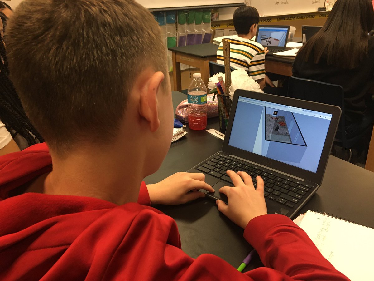 De_Witt454's tweet photo. Forensic science students creating 3D crime sketches using a floor planning software app. Engaging STEM at DOHS. Go D’backs!#CTEinCCSD #weareDO #Dohsadmin https://t.co/o88p8SrFsD