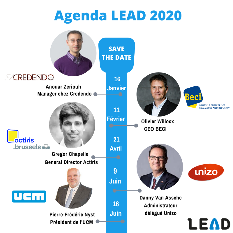 LEAD_Belgium's tweet photo. AGENDA LEAD 2020 #leadbelgium #networking #leadbusiness #leadacademy @BECI_Brussels @ActirisBrussels @UCMMouvement @UCMBruxelles @UNIZOvzw @CredendoFR https://t.co/oRy7HUIFFz