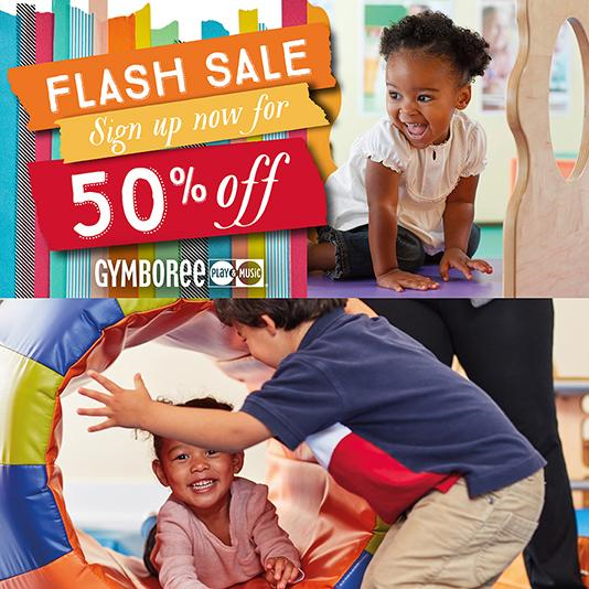 Last chance to take advantage of Gymboree Play &amp; Music 50% off flash sale! conta.cc/2QOzslQ