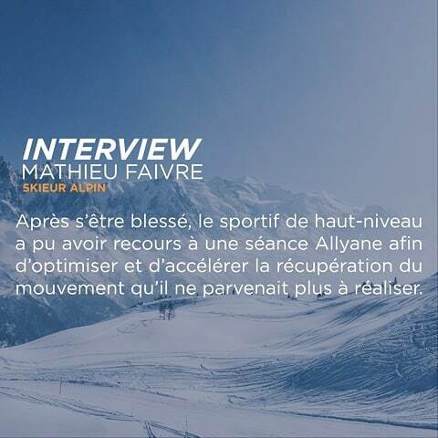 AllyaneSante's tweet photo. [TÉMOIGNAGE PATIENT] Découvrez le témoignage de @mathfaivre , membre de l'équipe de France de ski alpin, sur sa séance Allyane. ⛷️ Retrouvez son interview intégrale dans notre bio.🎙️ #ski #mathieufaivre #skialpin #allyane #santé #rééducation #innovation … https://t.co/uOXaZa4Gas https://t.co/bxiNho0Q1S