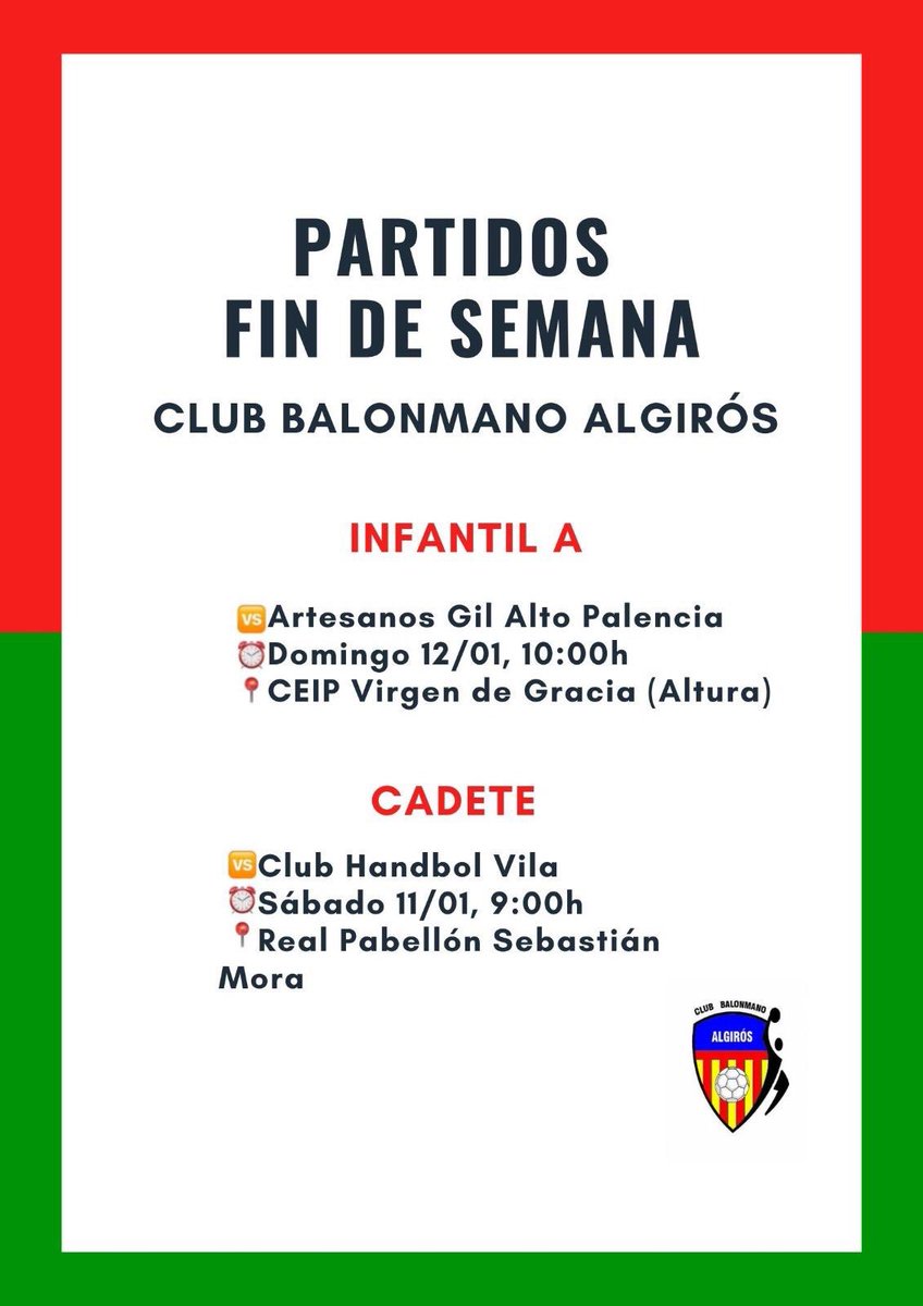 Club Balonmano Algirós tweet media