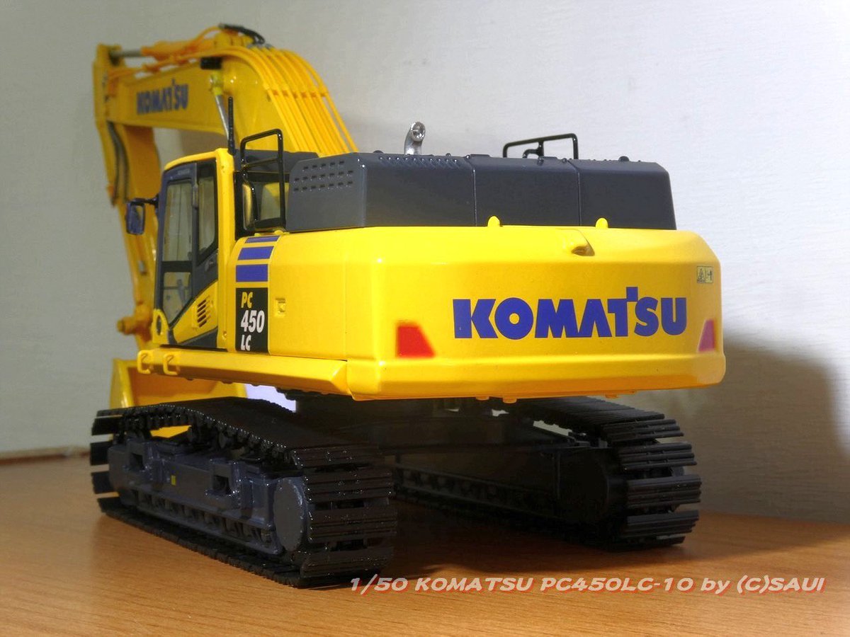 SAUI00_TAIWAN's tweet photo. 1/50 KOMATSU PC450LC-10 (改裝車)
       日規碎石式樣 再進化 https://t.co/62wrdsCXAy