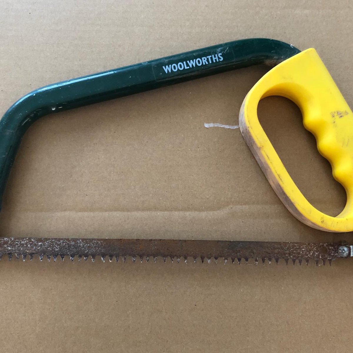 oldschooltools's tweet photo. So my #Woolworths #saw has lasted longer than those cheap imitation saws don’t you think #Disston #oldtools https://t.co/EBNX1fwfcA