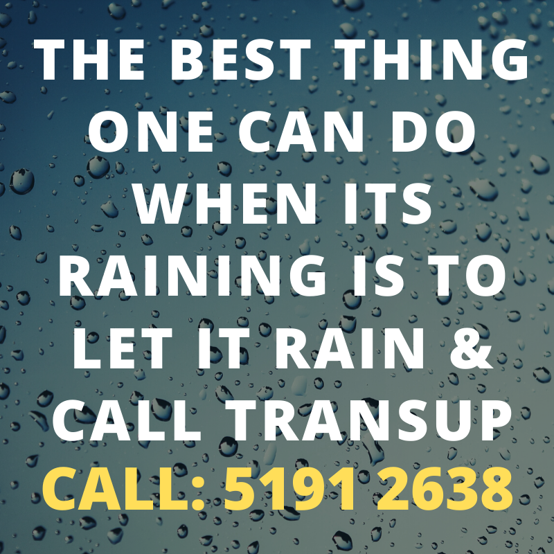 TransUpls's tweet photo. Some People feel the rain others just get wet, being wet and cold typically isn't fun. @TransUpls will take you wherever you go.. Call: 5191 2638 anytime you need a ride https://t.co/YCsThFjPrQ