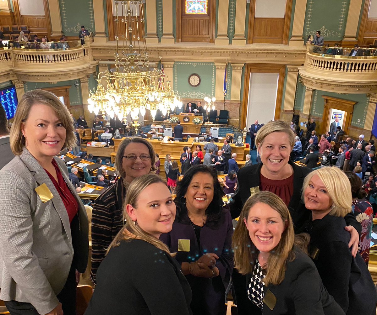 KateReinemund's tweet photo. I was honored to represent @ConPhilCo and the Governor’s Early Childhood Leadership Commission yesterday at Colorado’s State of the State. “All we have to do is decide what to do with the time given to us.” Bold ideas ahead! #earlychildhoodeducation https://t.co/3XxJ4w3YQh