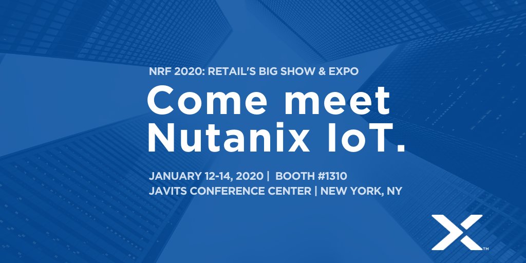 NutanixIoT's tweet image. NYC + #NRF2020 + #NutanixIoT = a match made in heaven. Come see what all the hype is about at Booth 1310!
#NutanixEvents