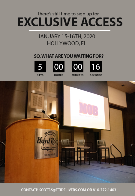 Don't limit yourself in 2020! Start the new year off right with a chance to connect with industry leaders, sourcing partners, and networking opportunities in the spectacular upcoming 2nd Annual Innovation &amp; Collaboration Forum! 

Contact Scott Stolz at scott.s@ttidelivers.com