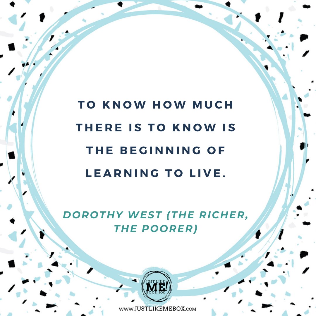 Happy Friday!!! We're getting back in the habit of posting a quote a week, and this one truly resonated with us. Wishing you all an amazing and fun-filled weekend. #justlikemebox #instaread #reading #kidsread