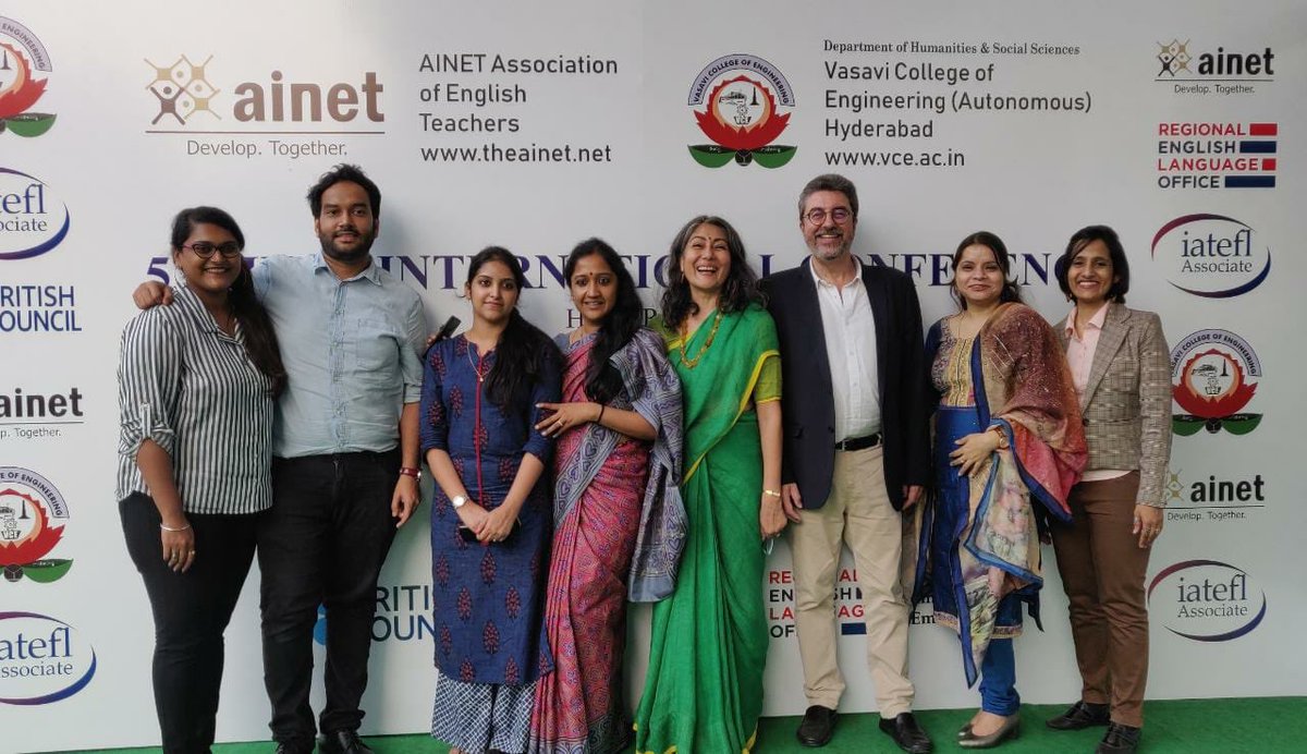 Many Thanks <a href="/ainetindia/">AINET</a> and @TeachEngIndia for a great learning experience #ainet2020 #Hyderabad <a href="/AshleshaRDsouza/">Ashlesha</a> <a href="/PriyaIyerM/">Priya Iyer</a> <a href="/AniketKalaska18/">Aniket Kalaskar</a>