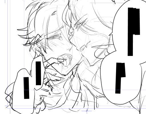下描きえっちにかけたと思います。 原稿内❤️写納 
