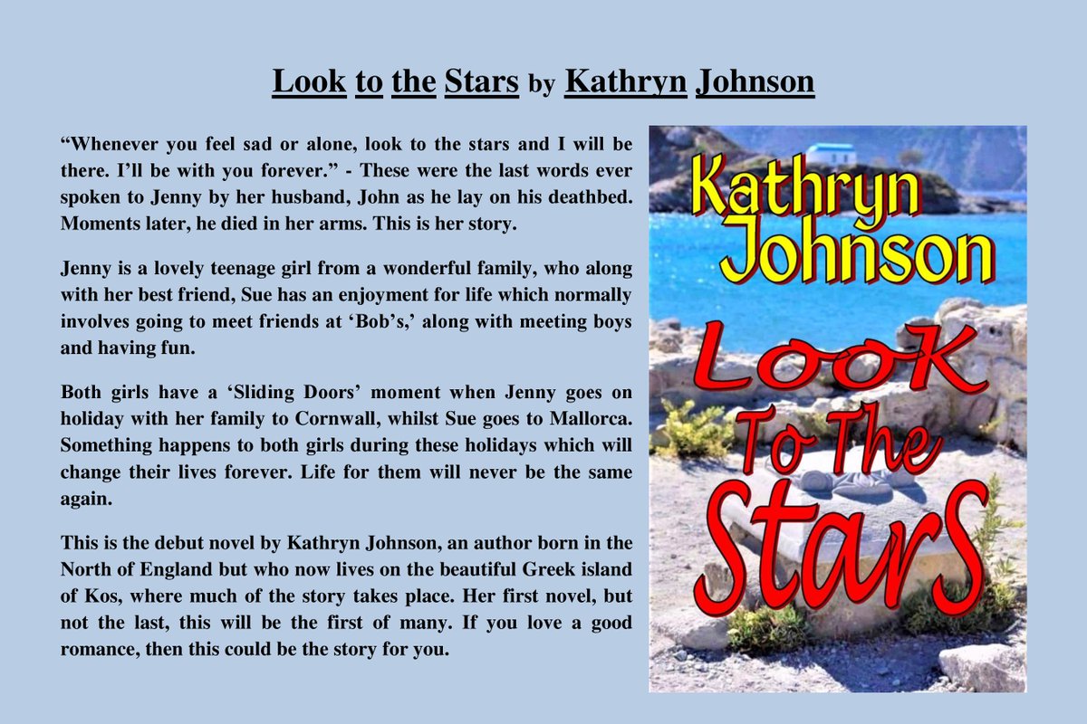 Keveeeen1's tweet photo. Lovely new novelfrom Kathryn Johnson - "Look to the Stars"
Wondeful holiday read -
 UK -  https://t.co/SI1IxZyAj3 https://t.co/U2zGXGkvxa