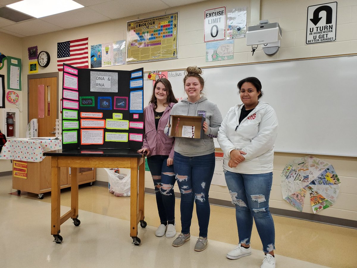 EHSLSciences's tweet photo. 5th Period DNA &amp; RNA Project Presentations 

DAY #1

#EBSHARE #DNA #science #scienceteacher #projects #presentactions #hsteacher https://t.co/9R8VLmb2HJ