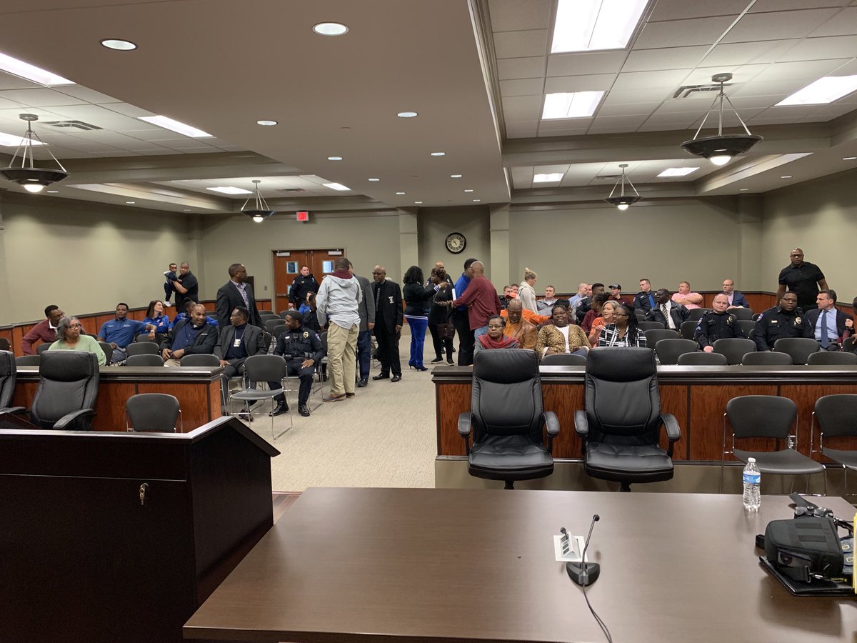 lynn_spruill's tweet image. How about this crowd for the swearing in of our new Assisstant Police Chief, Henry Stewart. Congratulations.