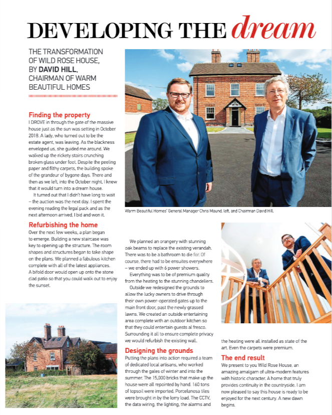 WB_homes's tweet photo. Developing the #dreamhome! 🏡

Take a read of our article in @SELECTWtonDud (pages 38-41) - https://t.co/t2blZT9Bwc 👈

#WarmBeautifulHomes #luxuryhomes https://t.co/1OU3CIjdWg