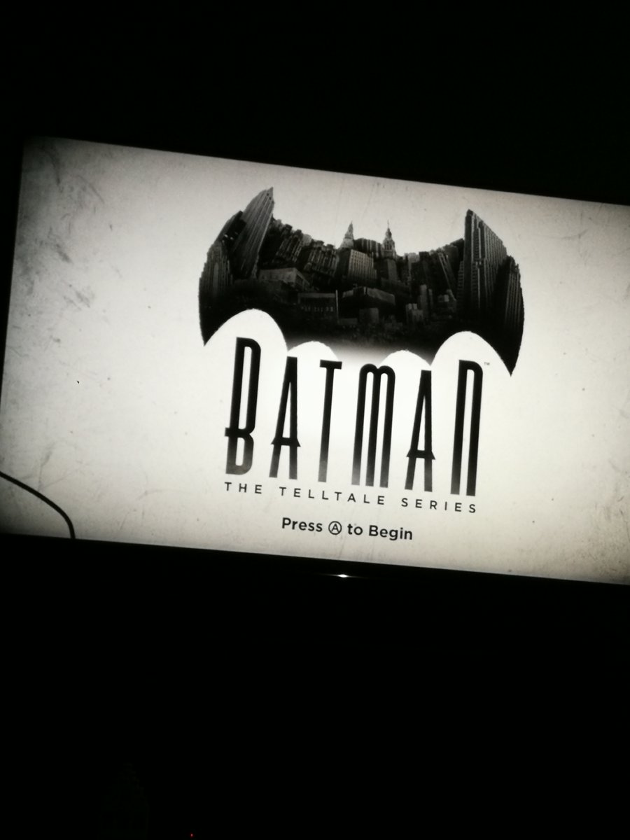 The logo of the video game BATMAN: THE TELLTALE SERIES. 
