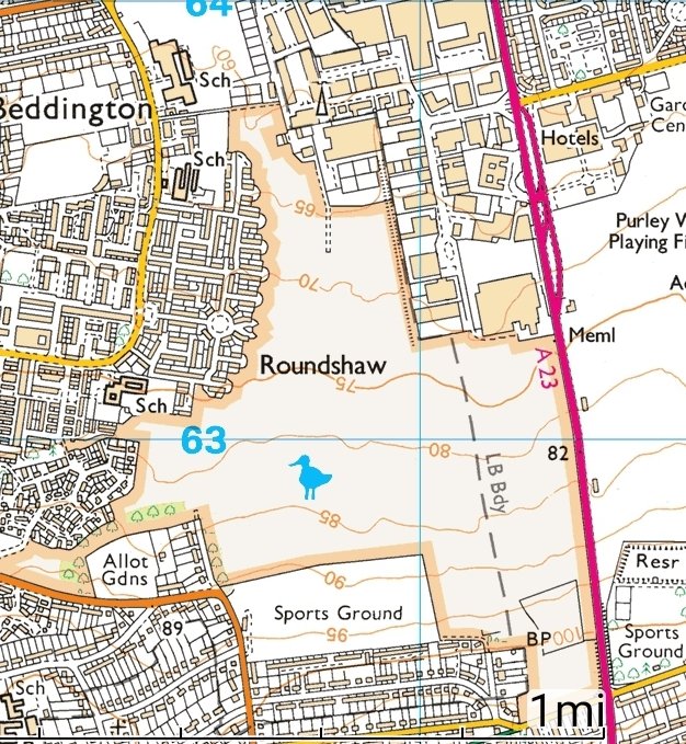 Explored the site of London's first international airport today, walking #EveryStreetInLondon. Now a rare piece of open access land in London. Some fragments of runway and the terminal building remain.
#LoveLondonWalkLondon #CroydonAirport