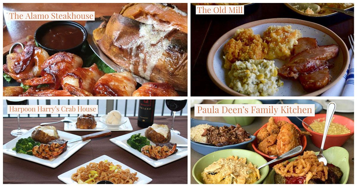 ChaletsAlpine's tweet photo. #Poll - Which of these is your favorite Pigeon Forge restaurant? The Old Mill, Harpoon Harry's Crab House, Paula Deen's Family Kitchen, The Alamo Steakhouse, or somewhere not mentioned?  #Gatlinburg #PigeonForge #Foodies https://t.co/ASdRVsvURS